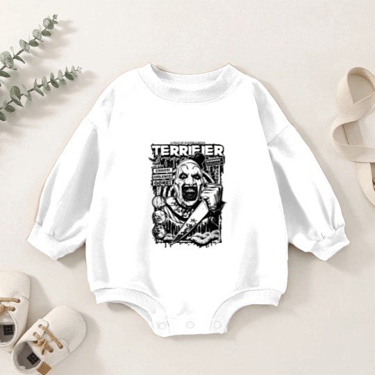 Discover Terrifier A Damien Leon Film Baby Romper Sweatshirts