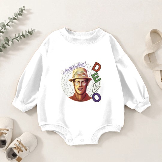 Discover Devo - Q Are We Not Men A We Are Devo Baby Romper Sweatshirts
