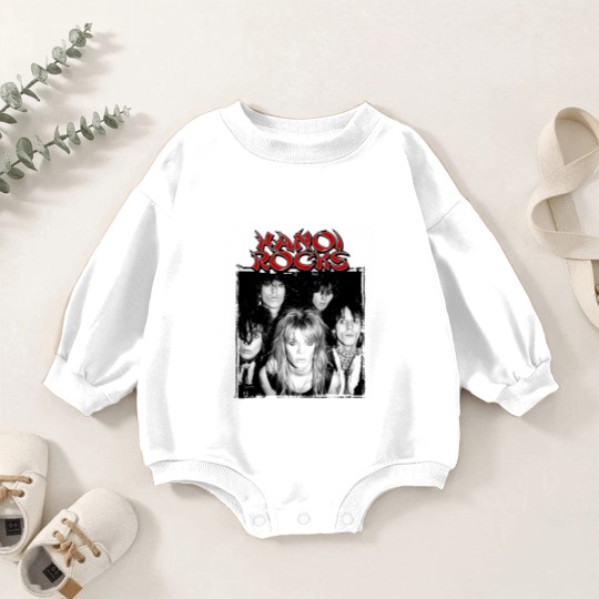 Discover Hanoi Rocks Baby Romper Sweatshirts