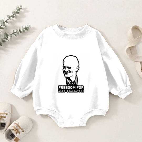 Discover Freedom For Ales Bialiatski Bb Baby Romper Sweatshirts