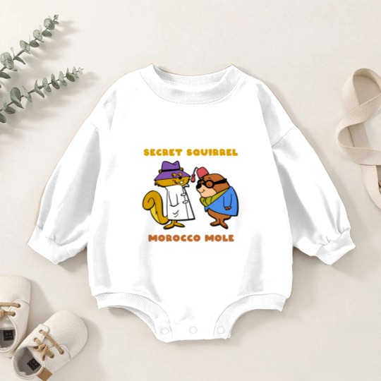 Discover Secret Squirrel and Morocco Mole Baby Romper Sweatshirts
