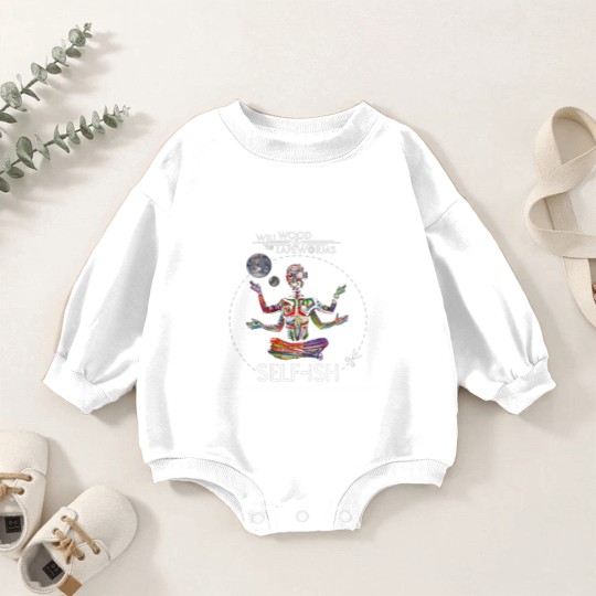 Discover Selfish Self-ish Will Wood Baby Romper Sweatshirts