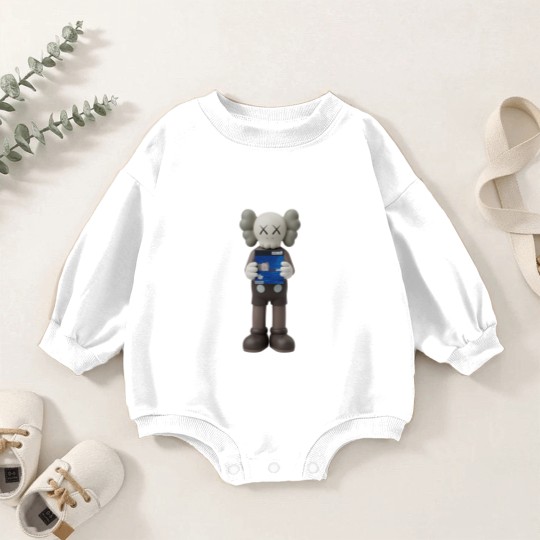 Discover kaws peanut, kaws uniqlos, kaws stuff, kaws friends, kaws summer collection 2024, peanut kaws, kaws vintages, peanut kaws, kaws jaws, kaws blue, kaws pink Baby Romper Sweatshirts