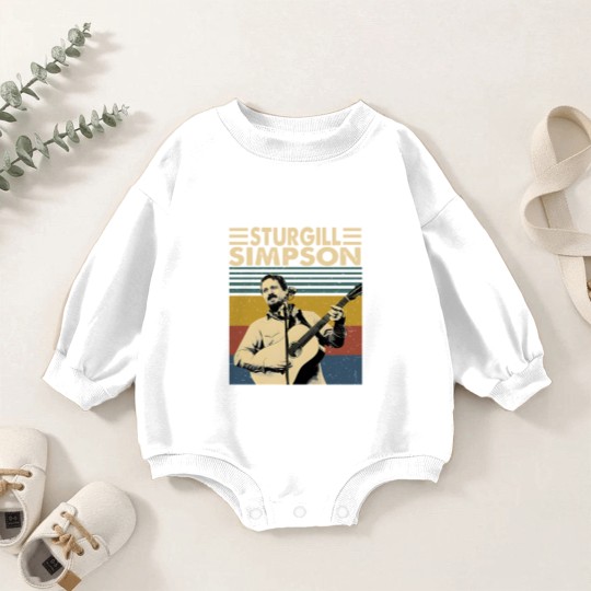 Discover Sturgill Simpson Retro Vintage Unisex Baby Romper Sweatshirts, Sturgill Simpson Music Baby Romper Sweatshirts