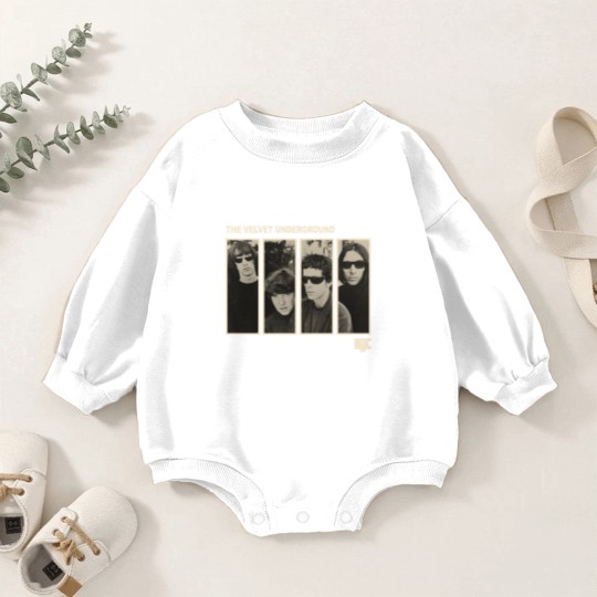 Discover The Velvet Underground Original Velvet Underground Baby Romper Sweatshirts