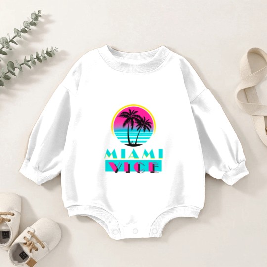 Discover Miami Vice Baby Romper Sweatshirts