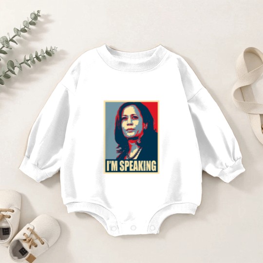 Discover Kamala Harris - Mr. Vice President I'm Speaking Baby Romper Sweatshirts
