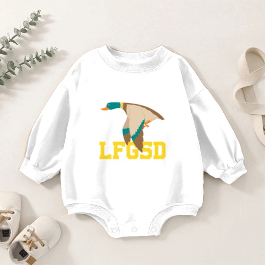 Discover 6 LFGSD-San Diego Baseball Baby Romper Sweatshirts