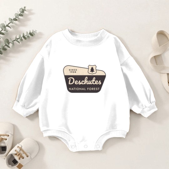 Discover deschutes national forest 1 Baby Romper Sweatshirts