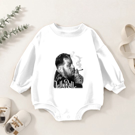 Discover Jelly Roll Baby Romper Sweatshirts, Jelly Roll Country Music Baby Romper Sweatshirts, Jelly Roll Addiction Fan Baby Romper Sweatshirts
