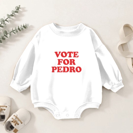 Discover Vote for Pedro Baby Romper Sweatshirts - Napoleon Dynamite Cult Classic Baby Romper Sweatshirts for Fans
