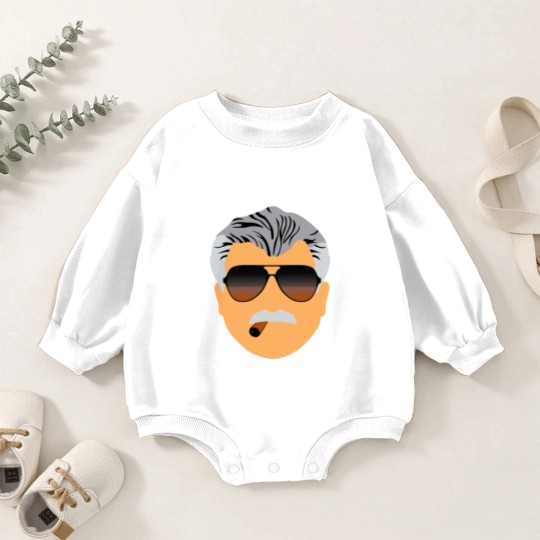 Discover MIKE DITKA FACE CHICAGO Baby Romper Sweatshirts