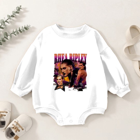 Discover Rhea Ripley  vintage Rhea Ripley Baby Romper Sweatshirts style Baby Romper Sweatshirts great gift