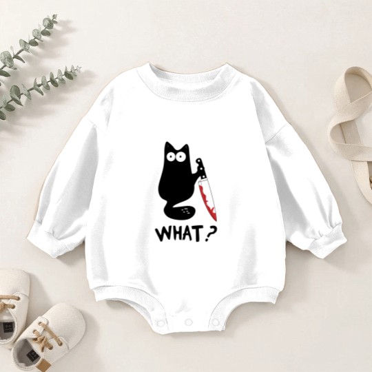 Discover Cat What Baby Romper Sweatshirts