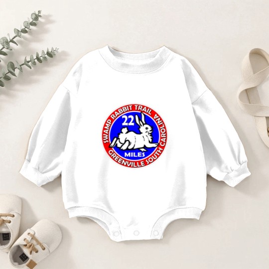 Discover Swamp Rabbit Trail from Greenville to Travelers Rest, SC 22 mile Classic(3) Baby Romper Sweatshirts