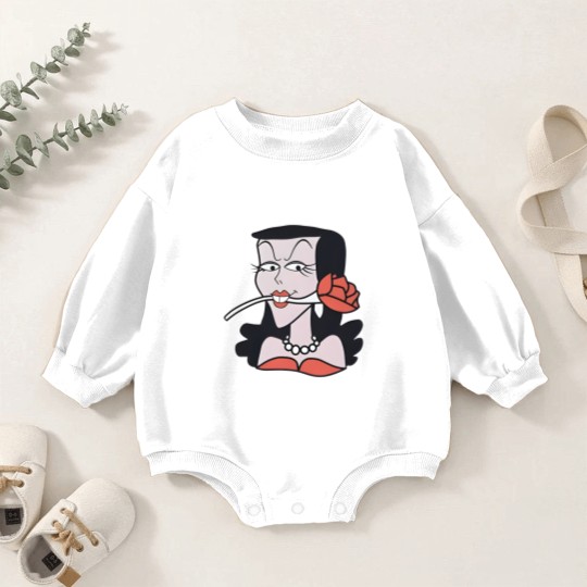 Discover Kurt Cobain Natasha Fatale Vintage Baby Romper Sweatshirts