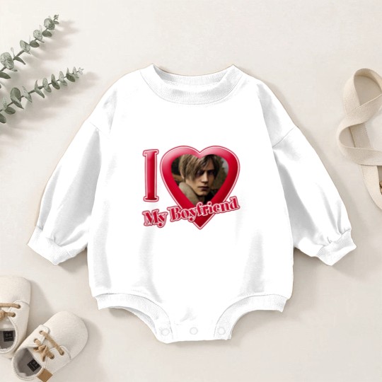 Discover I Love My Boyfriend Leon Kennedy Baby Romper Sweatshirts