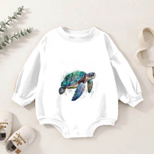Discover playa del carmen mexico sea turtle playa souvenir t Baby Romper Sweatshirts