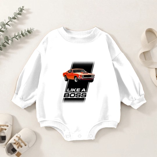Discover 1969  boss 429   like a boss Baby Romper Sweatshirts