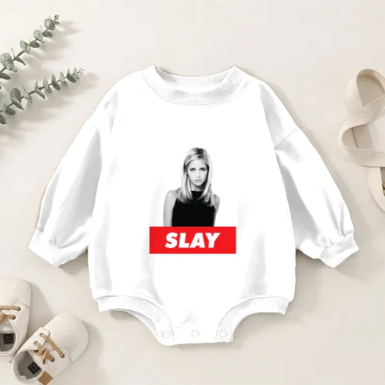 Discover Buffy The Vampire Slayer Baby Romper Sweatshirts, BTVS, Vintage Buffy Baby Romper Sweatshirts
