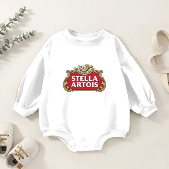 Discover Stellas Artois Belgium Restaurant Baby Romper Sweatshirts