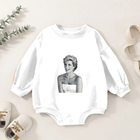 Discover Princess of Wales Lady Diana Dynasty Di Baby Romper Sweatshirts Vintage Retro Meme Gift