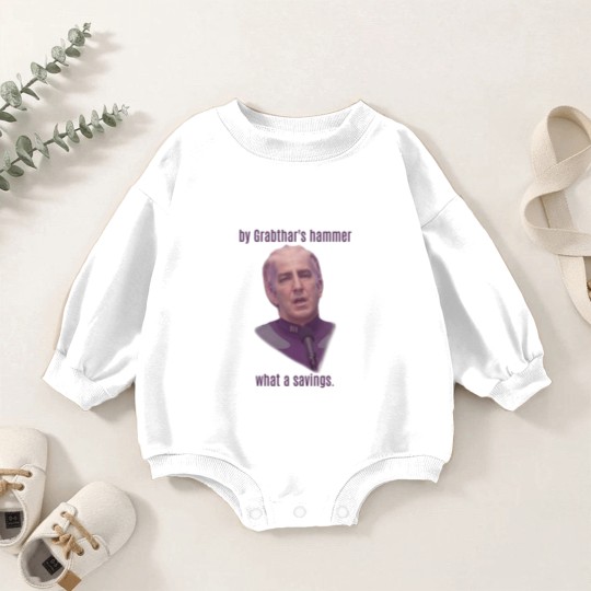 Discover Galaxy Quest - "What a Savings" Baby Romper Sweatshirts