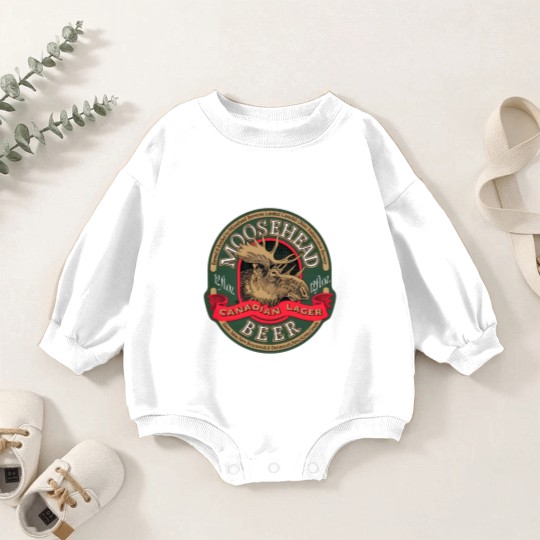 Discover 80s Mooseheads Beer Baby Romper Sweatshirts