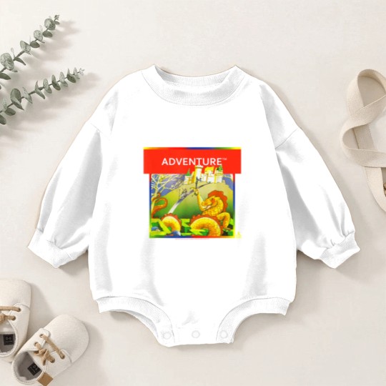 Discover Atari Adventure Box Art Baby Romper Sweatshirts