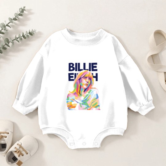 Discover Billie Ellish Baby Romper Sweatshirts