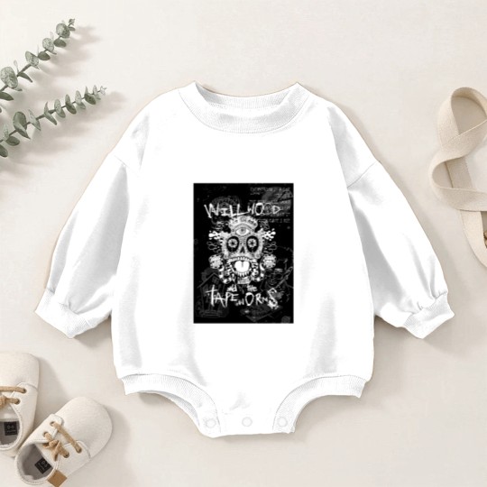 Discover Will Wood and The Tapeworms Artwork Design Baby Romper Sweatshirts