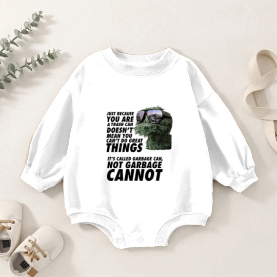 Discover Garbage Can Baby Romper Sweatshirts