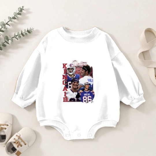 Discover Vintage Dalton Kincaid Baby Romper Sweatshirts, Football Baby Romper Sweatshirts, Classic 90s Graphic Baby Romper Sweatshirts