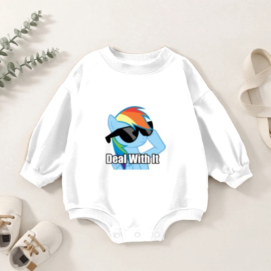 Discover Rainbow Dash Classic Baby Romper Sweatshirts