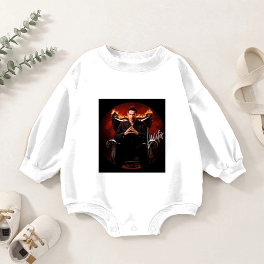 Discover Lucifer circle script photographic print Baby Romper Sweatshirts
