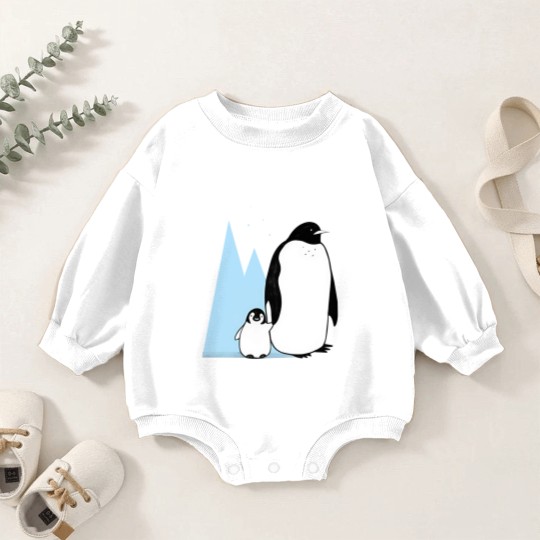 Discover Penguins - Penguins - Baby Romper Sweatshirts
