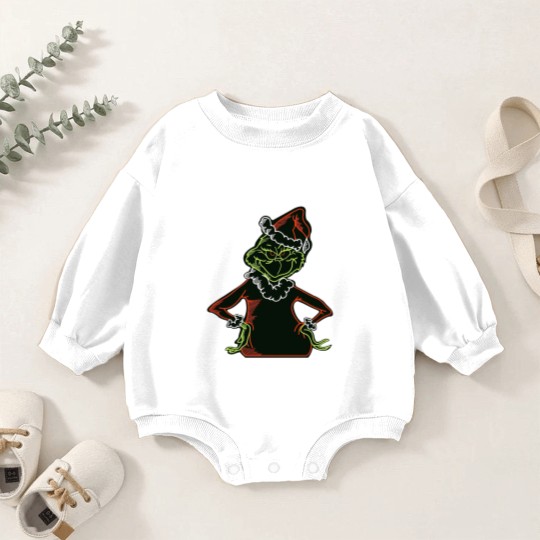 Discover Neon funny character - funny character Stole Christmas - Baby Romper Sweatshirts