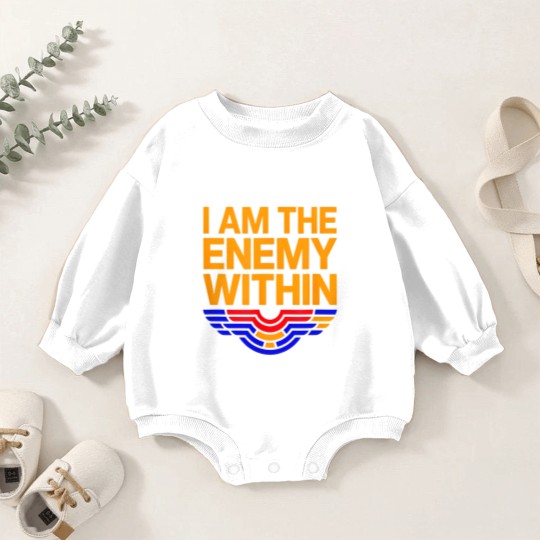 Discover I Am The Enemy Within Baby Romper Sweatshirts Baby Romper Sweatshirts