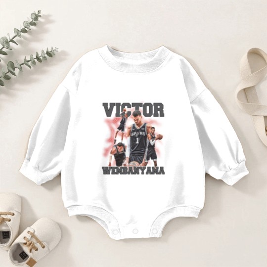 Discover Victor Wembanyama Unisex Baby Romper Sweatshirts, Victor Wembanyama Graphic