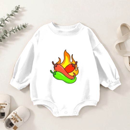 Discover hot peppers Baby Romper Sweatshirts
