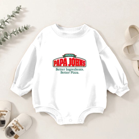 Discover PAPA JOHNS Baby Romper Sweatshirts