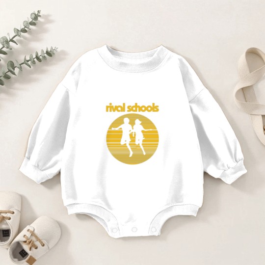 Discover Rival Schools Logo Yellow 17 Baby Romper Sweatshirts