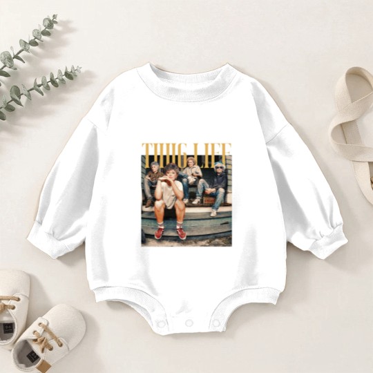 Discover Thug Life Stay Golden Baby Romper Sweatshirts Womens Vintage Baby Romper Sweatshirts 80s TV Baby Romper Sweatshirts Retro Womens Funny Baby Romper Sweatshirts Trendy  Womens Oversized Gift For Her