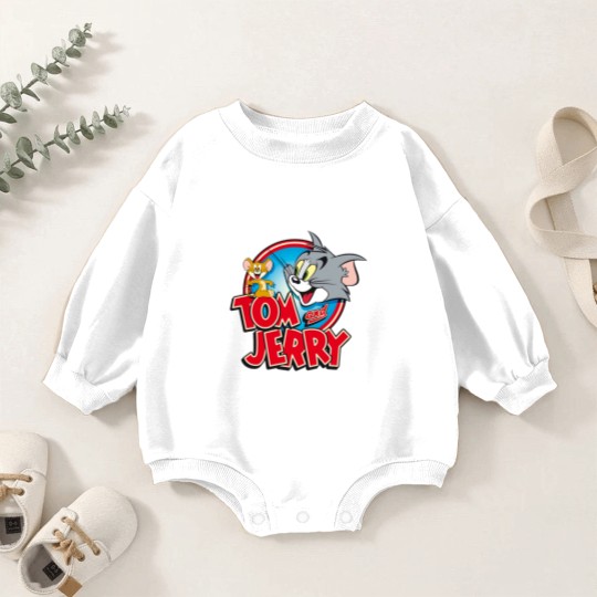 Discover Tom And Jerry Cartoon Baby Romper Sweatshirts