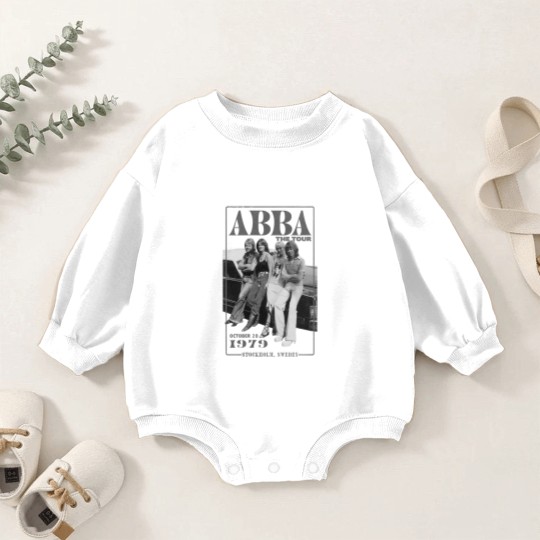 Discover A.b.b.a The Tour Baby Romper Sweatshirts, A.b.b.a Baby Romper Sweatshirts Vintage, Retro A.b.b.a 1979 Tour Baby Romper Sweatshirts, Gift For Fan Baby Romper Sweatshirts, Vintage Abaa Tour Baby Romper Sweatshirts