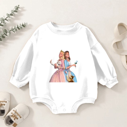 Discover Barbiee Princess and the Pauper   (1) Baby Romper Sweatshirts