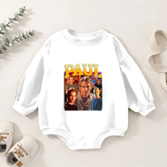 Discover Paul Walker Baby Romper Sweatshirts, Paul Walker Baby Romper Sweatshirts, Paul Walker Fan Baby Romper Sweatshirts, Paul Walker Fan Gift