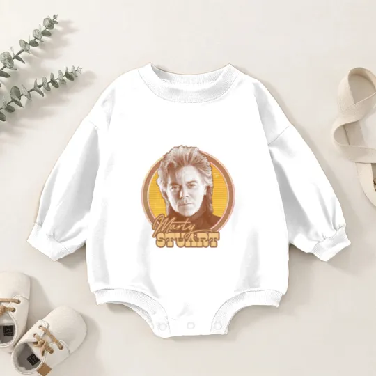 Discover Marty Stuart / Faded-Look Country Fan Art Design - Marty Stuart - Baby Romper Sweatshirts