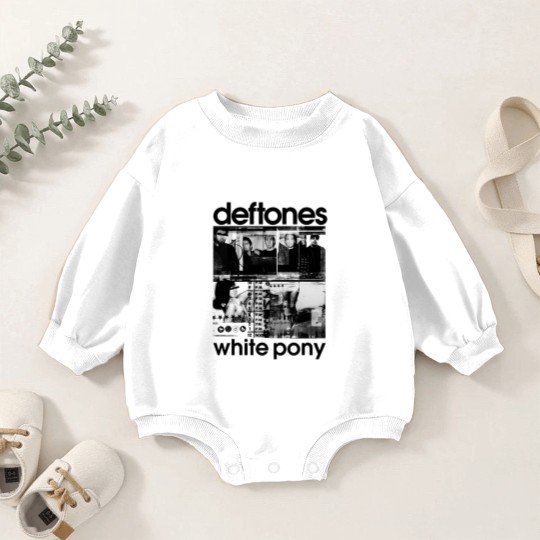 Discover Deftone ROCK BAND Baby Romper Sweatshirts - white pony