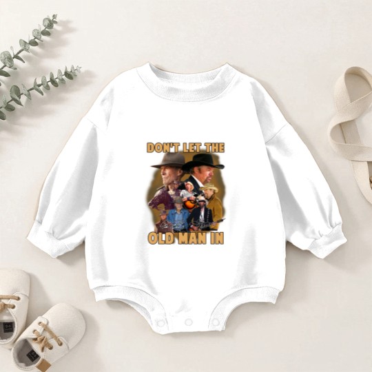 Discover Toby Keith Don't Let The Old Man In Signatures Baby Romper Sweatshirts Gift For Fans